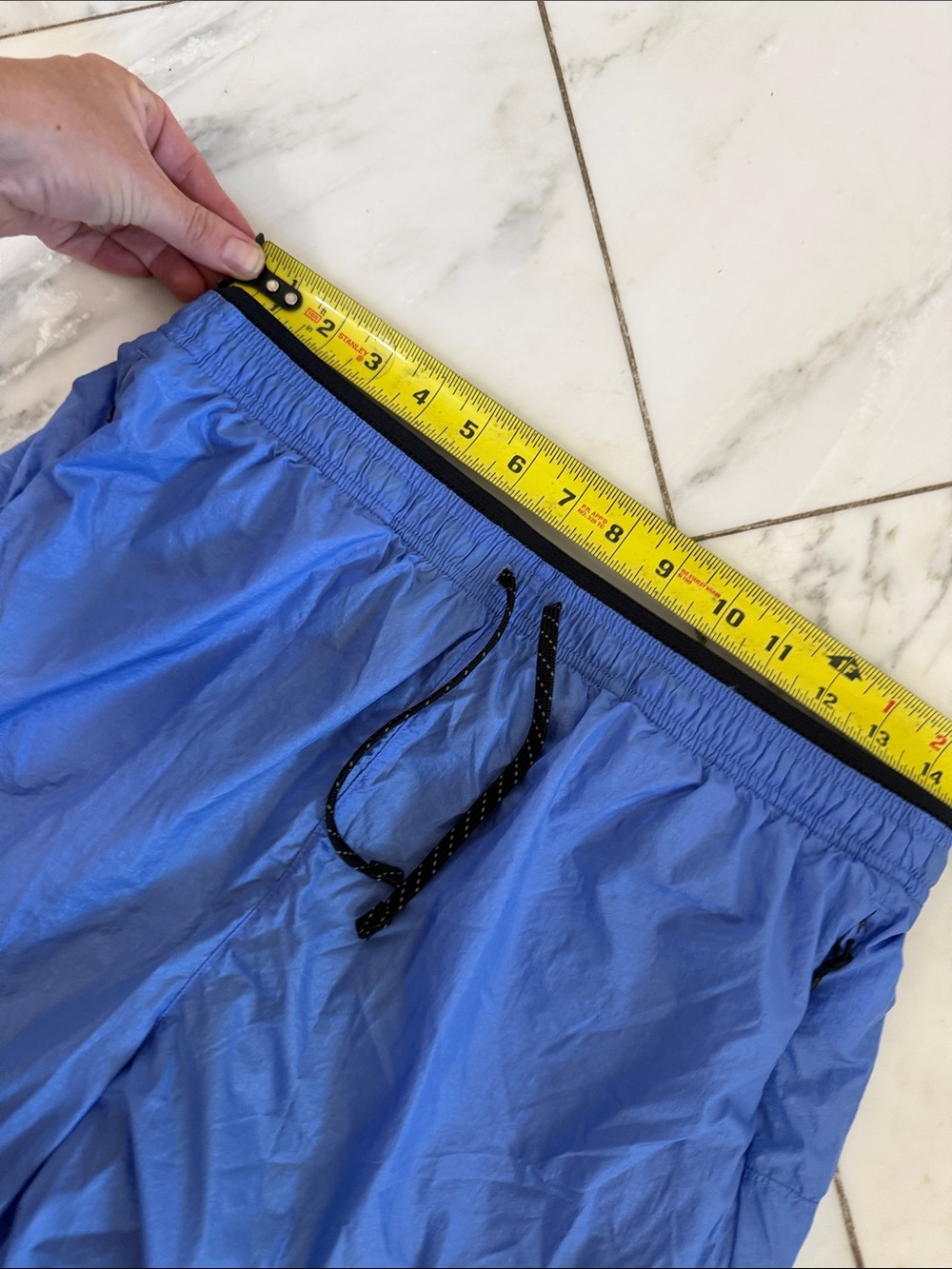 Nike Running Division medium light blue lined active athletic 3-pocket shorts - Picture 5 of 10